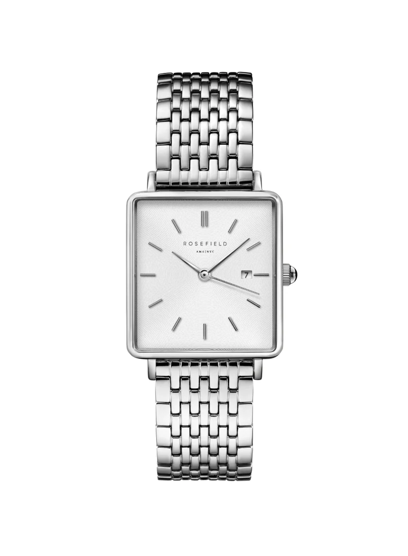 RoseField Rosefield The Boxy White Sunray Steel Silver - QWSS-Q08