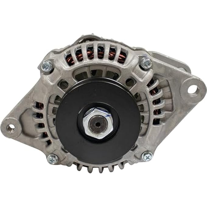 DB Electrical ROTA0209 Alternator Compatible with/Replacement For Kubota V3300 397-9953, 23992 0.083333 Clock 80 amp Internal Fan Type Internal Regulator CW Rotation 12V - Image 2