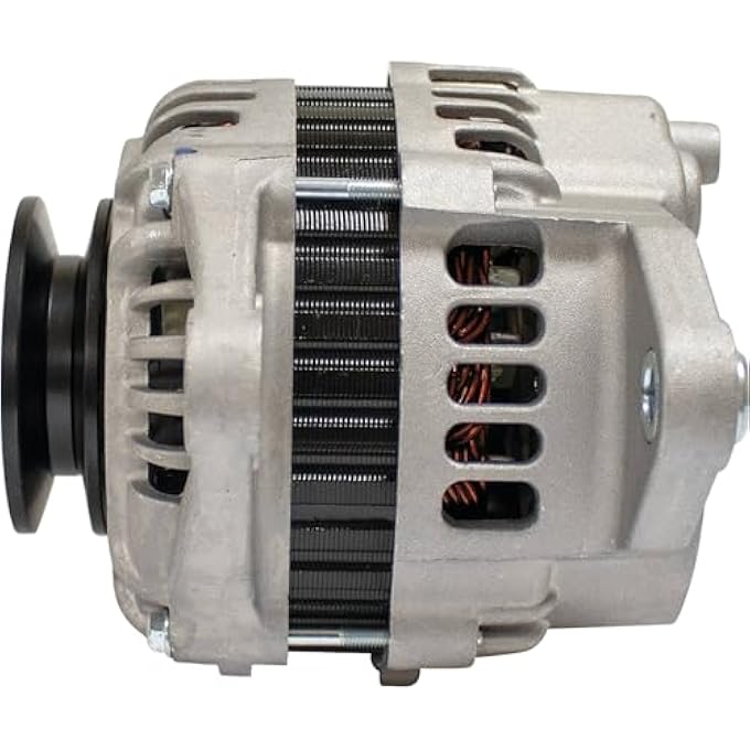 DB Electrical ROTA0209 Alternator Compatible with/Replacement For Kubota V3300 397-9953, 23992 0.083333 Clock 80 amp Internal Fan Type Internal Regulator CW Rotation 12V - Image 4