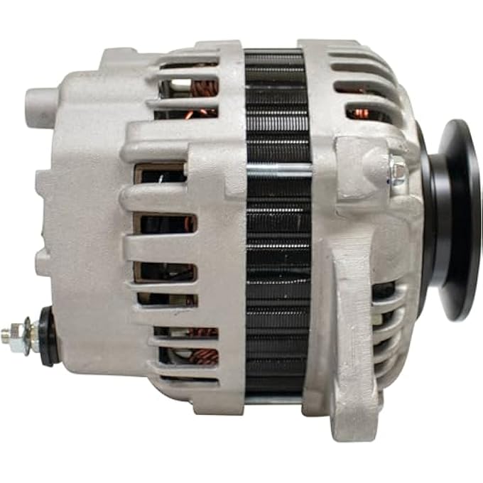 DB Electrical ROTA0209 Alternator Compatible with/Replacement For Kubota V3300 397-9953, 23992 0.083333 Clock 80 amp Internal Fan Type Internal Regulator CW Rotation 12V - Image 5