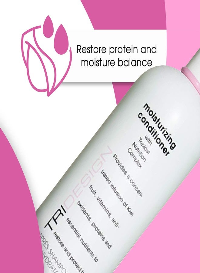TRIDESIGN TRI Design Extra Moisturizing Hair Conditioner - Deep Conditioning Treatment for Dry, Damaged, and Colored Hair, Restores Hydration & Adds Volume for Curly & Frizzy Hair - 10.5 Fl Oz - Image 3