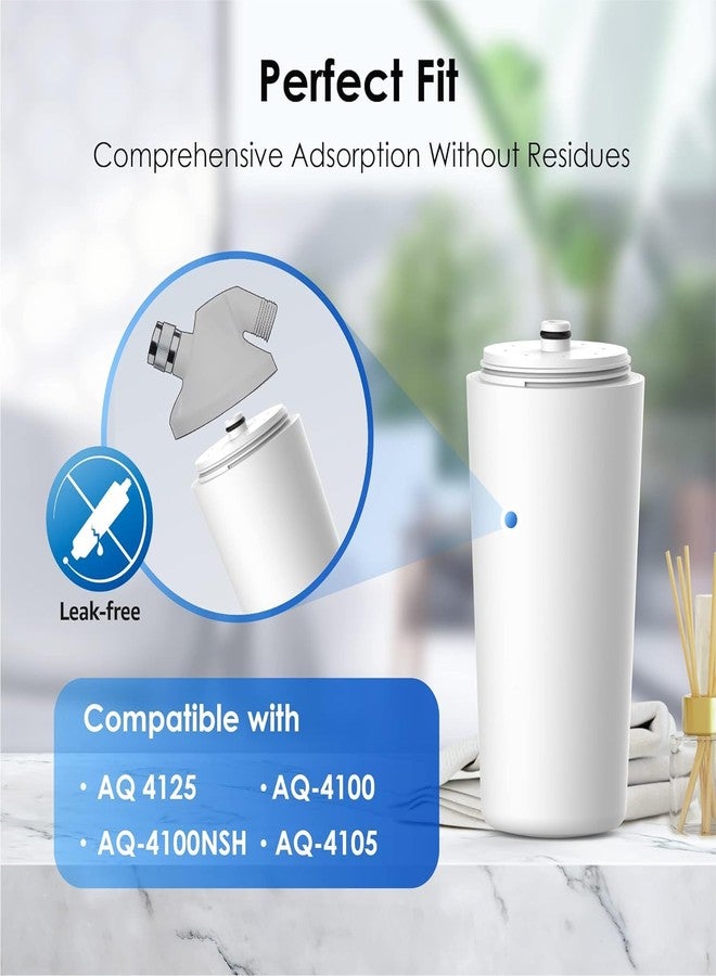 Waterdrop AQ-4125 Shower Filter Replacement for Aquasana® AQ 4125, AQ-4100, AQ-4105, AQ-4100NSH, AQ-4105CHR Shower Water Filter System, Jonathan Product Beauty Shower Filter, Pack of 2 - Image 3