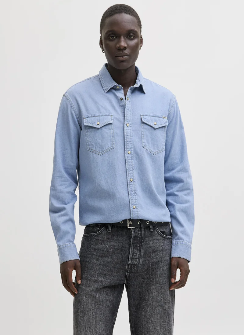 جاك اند جونز Casual Long Sleeve Shirt