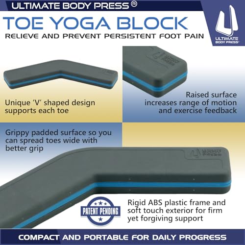 Ultimate Body Press Plantar Fasciitis Relief Toe Flexibility Exercise Block Toe Yoga Step by Ultimate Body Press - Image 3