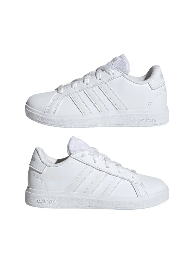 Adidas Grand Court 2.0 K White Sportswear Shoes For Kids 10K