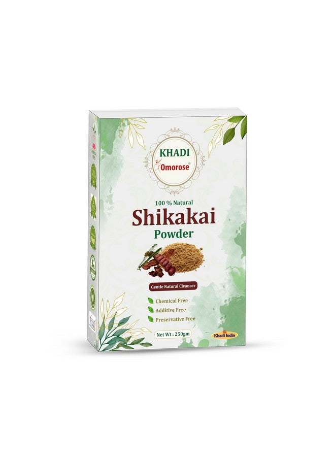 KHADI Omorose Shikakai Powder | Natural Hair Cleanser | 250 Grams |100% Natural Conditions Hair, Adds Shine, Chemical-Free | Resealable Zipper Pouch | - Image 2