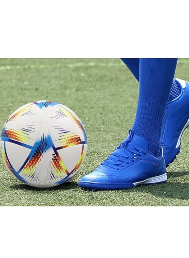 كرة قدم مقاس 5 | كرة قدم - كرة قدم ممتازة للتدريب والمباريات، مناسبة للعب الداخلي والخارجي - تصميم متين وعالي الأداء لجميع مستويات اللاعبين - Image 4