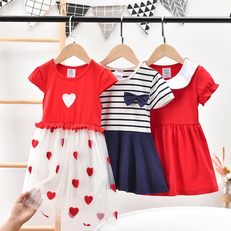 Baby Girl'S Summer Dress 2021 New Super Western Style Girl'S Dress Children'S Dress Little Girl Princess Dress Pettiskirt - Image 2