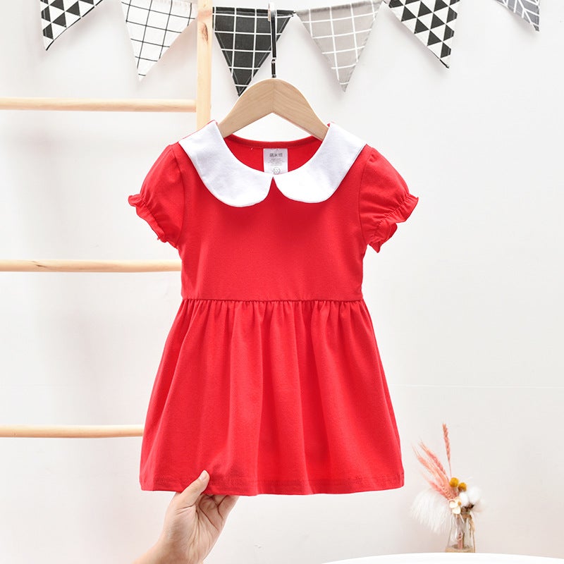 Baby Girl'S Summer Dress 2021 New Super Western Style Girl'S Dress Children'S Dress Little Girl Princess Dress Pettiskirt - Image 5