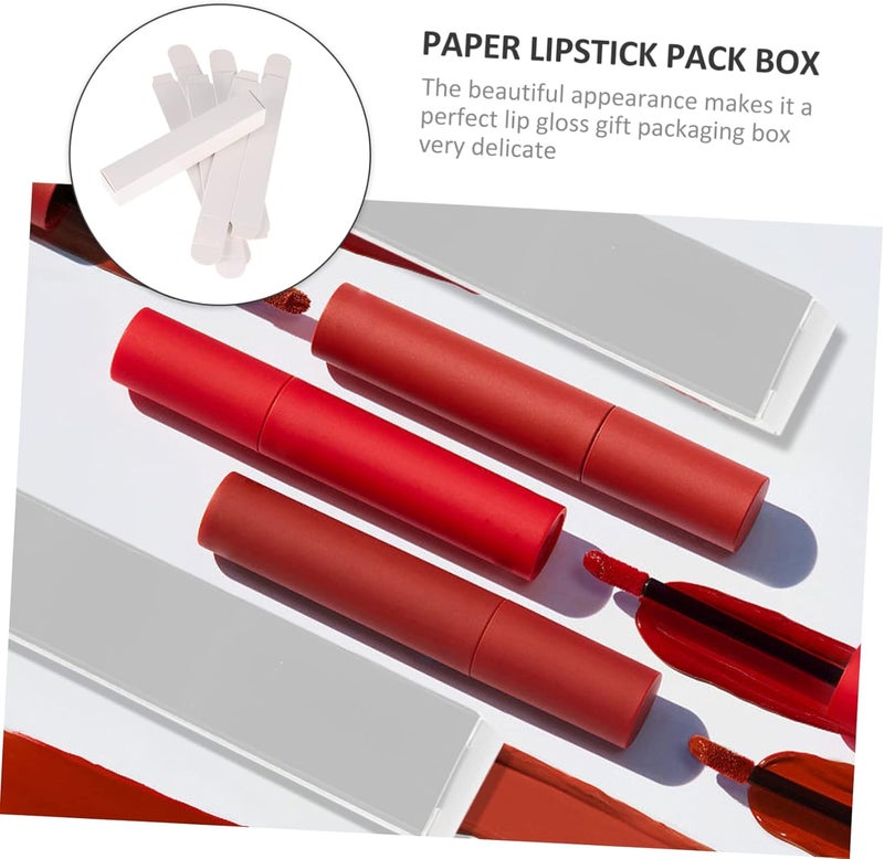 50pcs Lip Gloss Packaging Boxes Empty Paper Lipstick Containers for Storing Cosmetics for and Diy Projects for Lip Gloss Lipstick and Perfume Bottles - Image 3