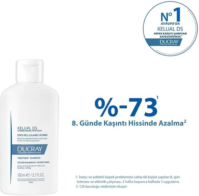 DUCRAY Pierre Fabre Ducray Kelual DS AntiReappearance Dandruff Treatment Shampoo 100 ml - Image 4