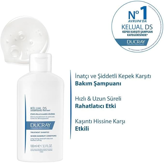 DUCRAY Pierre Fabre Ducray Kelual DS AntiReappearance Dandruff Treatment Shampoo 100 ml - Image 2