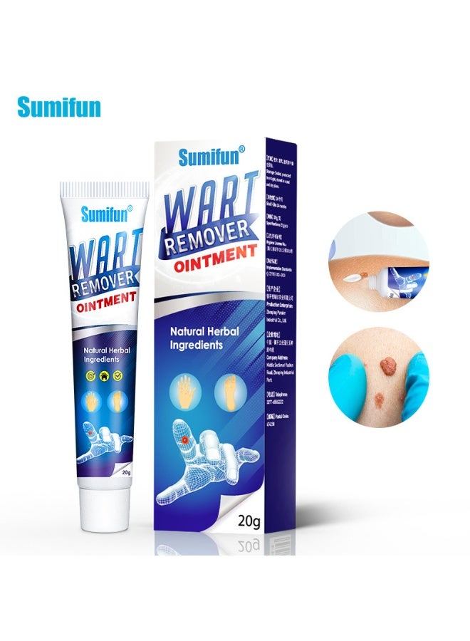 Sumifun Fast-Acting Skin Tag Removal,Natural and Gentle Salicylic Acid Formula,Zero Pain Skin Tag Remover,Wart Remover for Men Women,Neck, Underarms,Groin,Wart Cream Freeze Off Designed for Warts(20g,1pcs) - Image 1