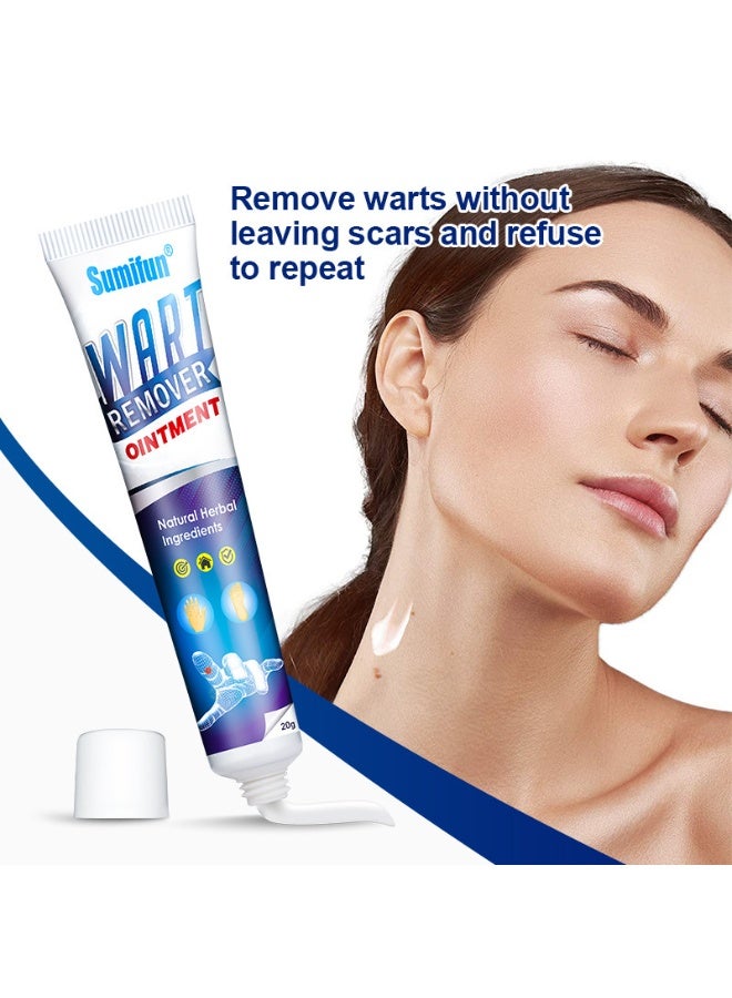 Sumifun Fast-Acting Skin Tag Removal,Natural and Gentle Salicylic Acid Formula,Zero Pain Skin Tag Remover,Wart Remover for Men Women,Neck, Underarms,Groin,Wart Cream Freeze Off Designed for Warts(20g,1pcs) - Image 4