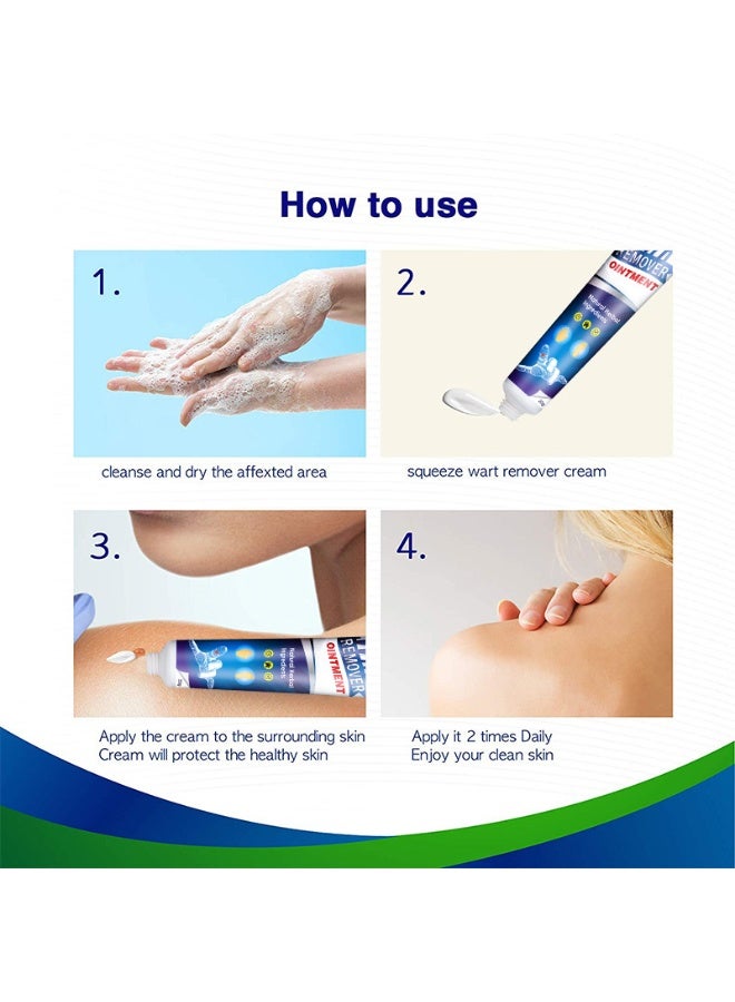 Sumifun Fast-Acting Skin Tag Removal,Natural and Gentle Salicylic Acid Formula,Zero Pain Skin Tag Remover,Wart Remover for Men Women,Neck, Underarms,Groin,Wart Cream Freeze Off Designed for Warts(20g,1pcs) - Image 5