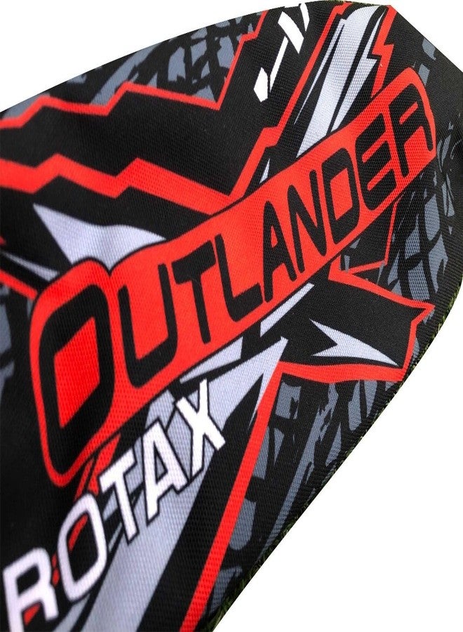أغطية حماية عالية الأداء للمركبات الرباعية الدفع، متوافقة مع CAN AM CANAM Outlander G3 ROTAX منذ عام 2024 - متينة، مقاومة للماء، سهلة التركيب، حماية موثوقة لجميع التضاريس (أحمر) - Image 2