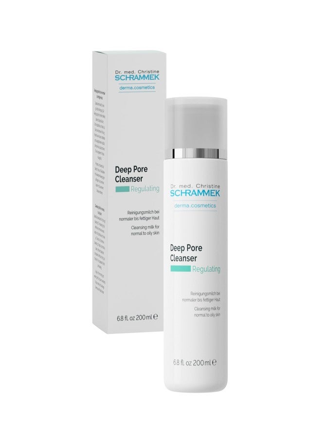 Schrammek Deep Pore Cleanser (6.8 fl oz) - Cleansing Milk for Normal Skin - Makeup Removal - Face Wash & Cleanser - No Parabens - Skin Care - Dr - Image 1