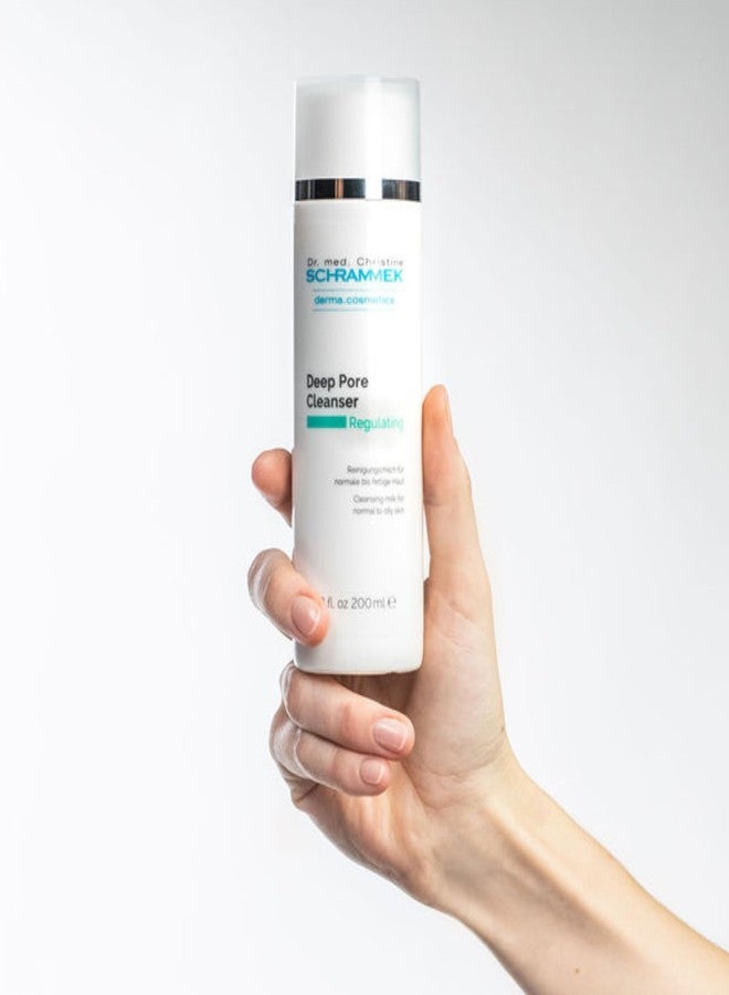 Schrammek Deep Pore Cleanser (6.8 fl oz) - Cleansing Milk for Normal Skin - Makeup Removal - Face Wash & Cleanser - No Parabens - Skin Care - Dr - Image 2