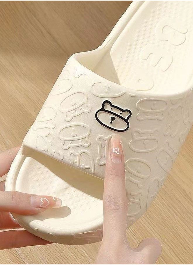 Slippers for Women Quick Drying Slide Sandal with Thick Sole Non-Slip Soft Shower Slippers Open Toe Spa Bath Pool Gym House Sandals for Indoor & Outdoor - pzsku/Z66E11F953DB7EB4DC399Z/45/_/1686204579/3cebfce5-f223-4669-bc64-d522bba3f1db