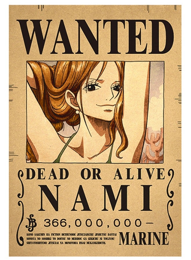 10-Piece One Piece Anime Poster Wall Sticker  - Image 5