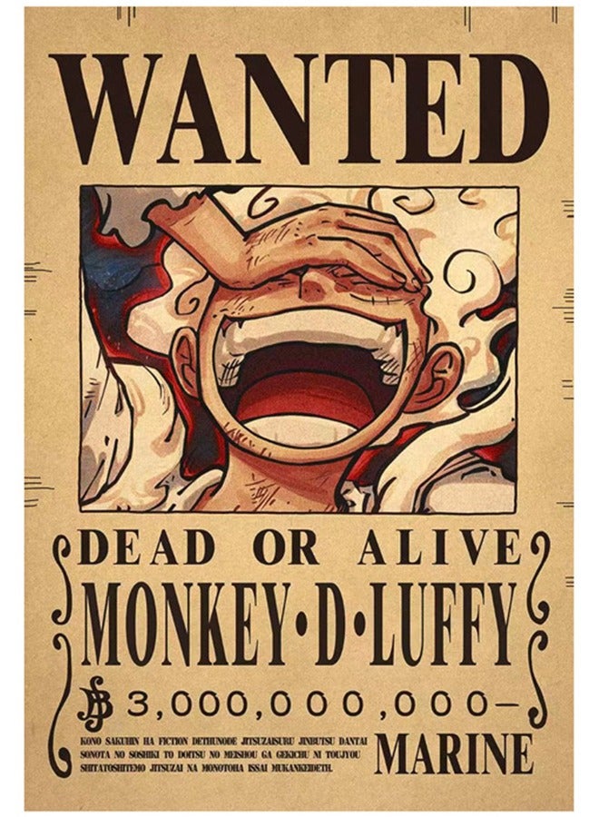 10-Piece One Piece Anime Poster Wall Sticker  - Image 3