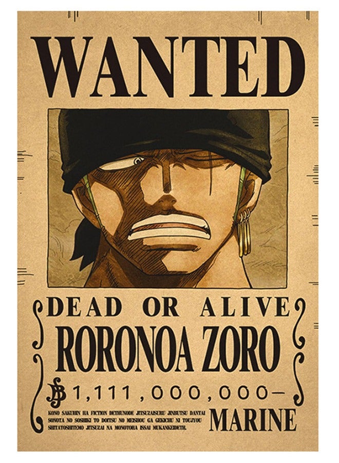 10-Piece One Piece Anime Poster Wall Sticker  - Image 4