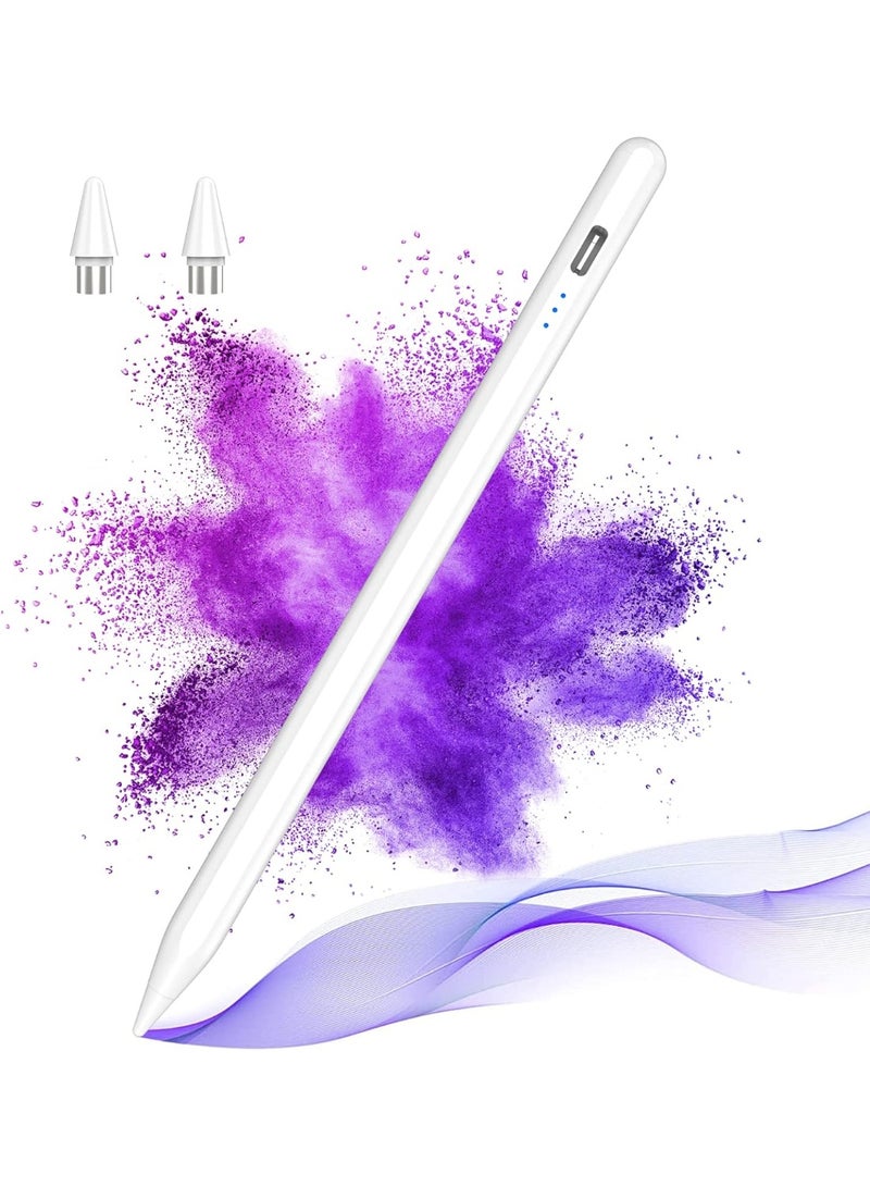 Stylus Pen for Android Devices – Precise & Easy-to-Use Capacitive Touch Pen with Palm Rejection and 2 Replacement Tips – Compatible with Tablets & Phones - Image 1