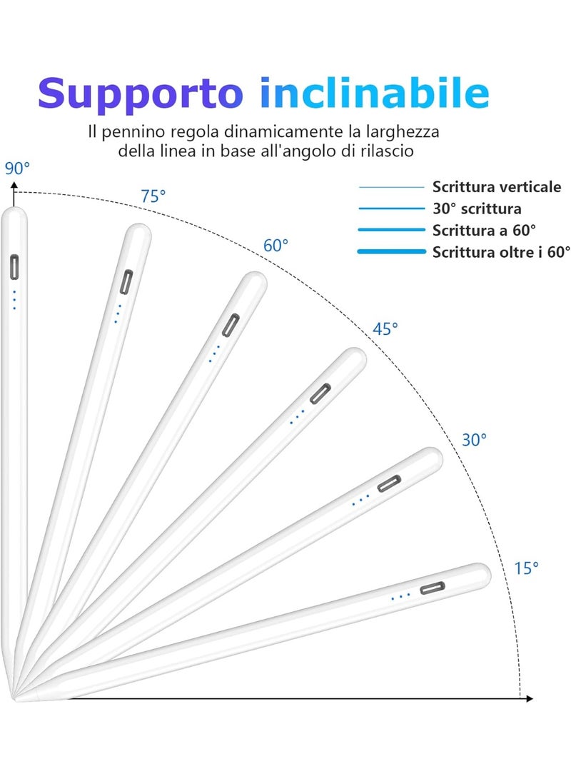 Stylus Pen for Android Devices – Precise & Easy-to-Use Capacitive Touch Pen with Palm Rejection and 2 Replacement Tips – Compatible with Tablets & Phones - Image 2