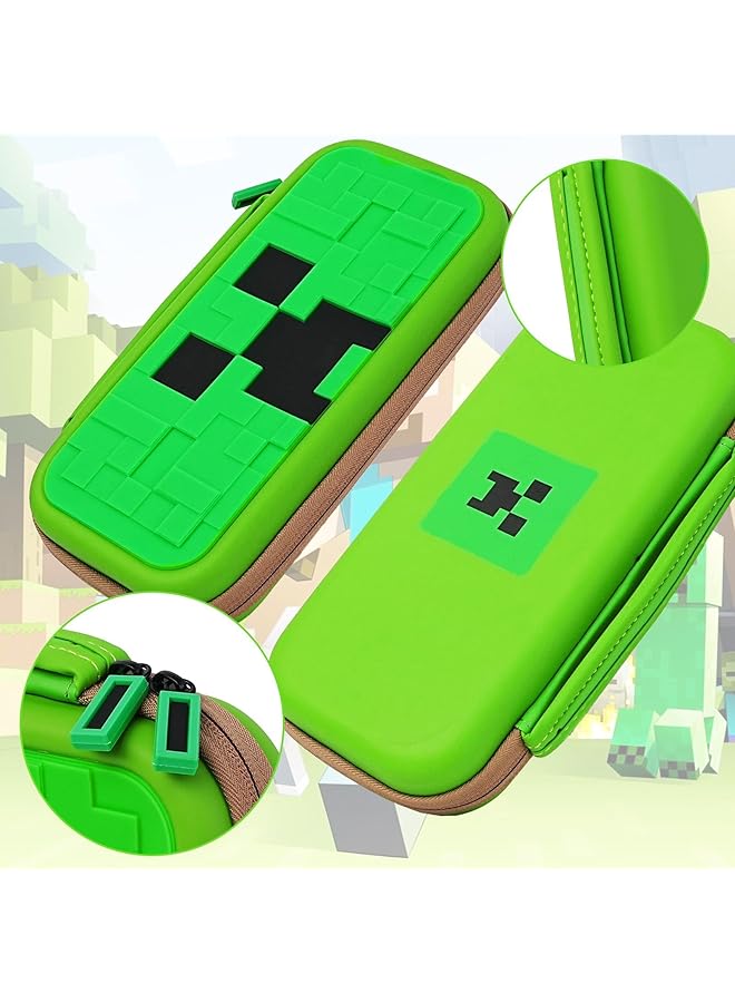 [أطول عمرًا] حقيبة حمل سفر من إيفا لجهاز نينتندو سويتش 2 2025، حامل ملحقات كبير الحجم، غطاء حماية صلب مع 5 بطاقات ألعاب - Image 4