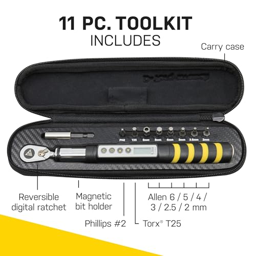 TOPEAK D-Torq Digital Bike Torque Wrench, Silver, Grey - Image 5