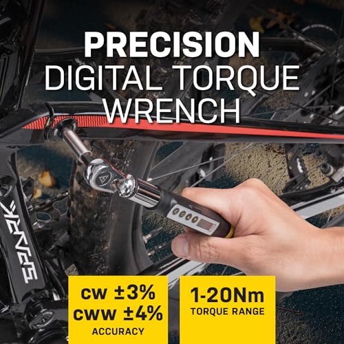 TOPEAK D-Torq Digital Bike Torque Wrench, Silver, Grey - Image 2