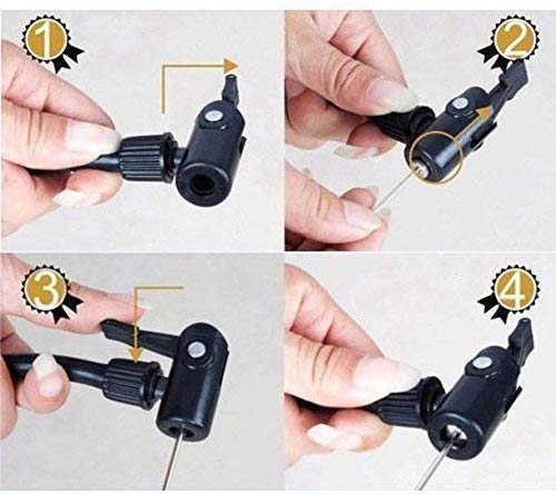 DS Enterprise Foot Air Pump Portable Heavy Duty Ultra-Light Bicycle Foot Pumps Mini Foot Floor Air Pump for Car Bicycle Bike Cycle Football Hand Ball Kid's Toys Aquarium Balloons Inflator - Image 5