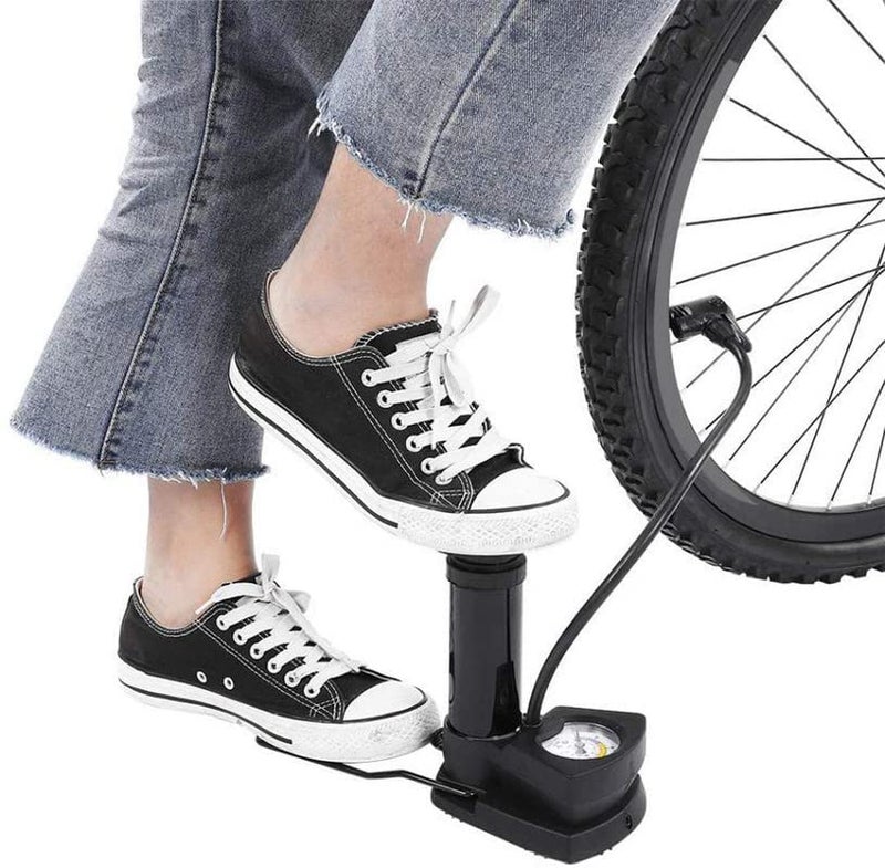 DS Enterprise Foot Air Pump Portable Heavy Duty Ultra-Light Bicycle Foot Pumps Mini Foot Floor Air Pump for Car Bicycle Bike Cycle Football Hand Ball Kid's Toys Aquarium Balloons Inflator - Image 1