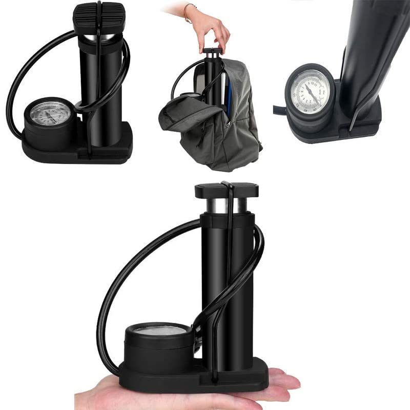 DS Enterprise Foot Air Pump Portable Heavy Duty Ultra-Light Bicycle Foot Pumps Mini Foot Floor Air Pump for Car Bicycle Bike Cycle Football Hand Ball Kid's Toys Aquarium Balloons Inflator - Image 3