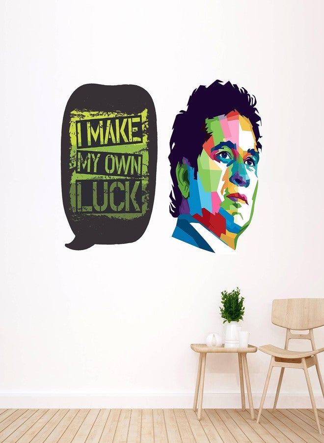 iberry's Inspirational Motivational Quotes Wall Sticker, Believe and Achieve- 65 x 41 cm Sachin Tendulkar Wall Stickers for Study- Office-12 - Image 1