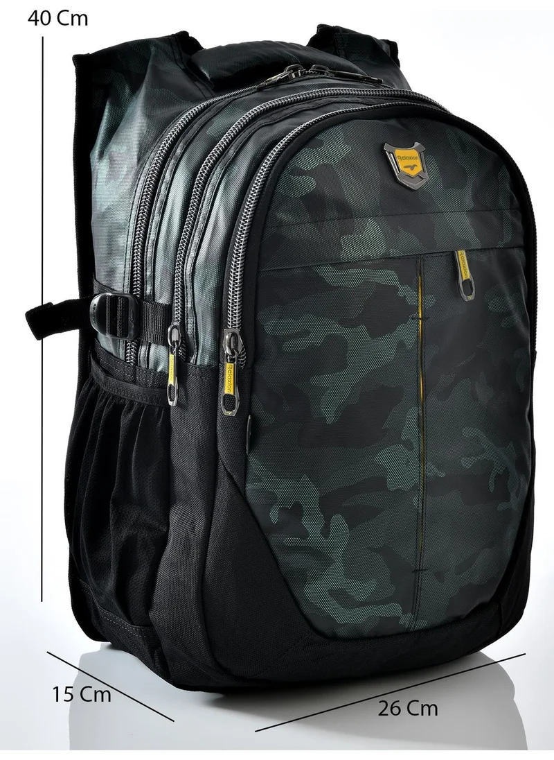 ريلاكسن 2235 Khaki Camouflage Patterned School Backpack