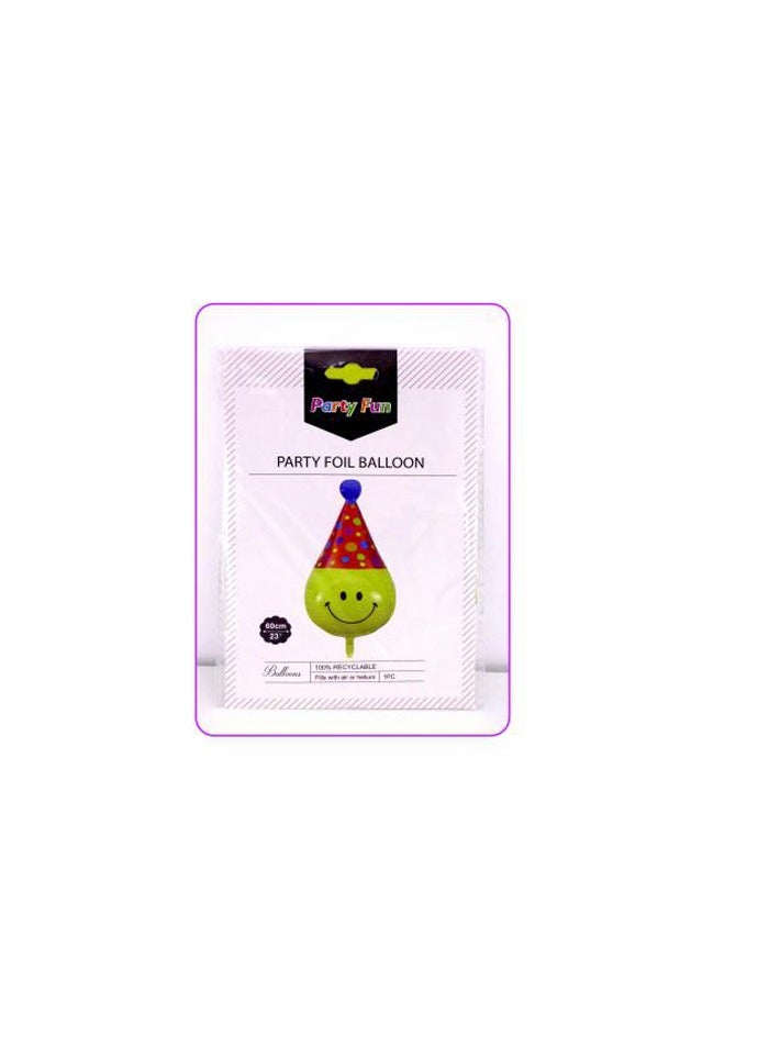 PARTY FUN Foil Balloon Smile Face  - Image 3