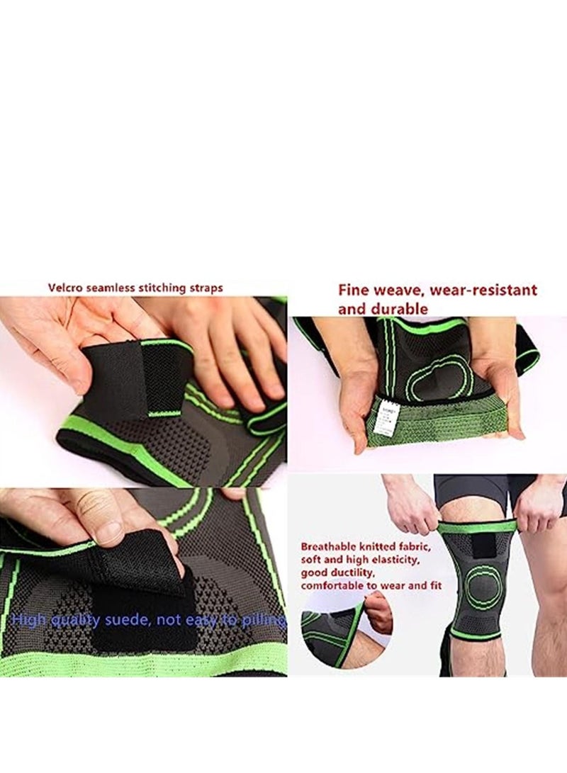 Generic Knee pads are suitable for running and fitness work, etc., knee compression sleeve to relieve joint pain and arthritis, improve blood circulation, 2-pack - Image 4