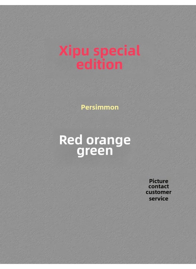 Generic - 2024 Exclusive Festive Shop Festive Wedding Ceremony Accompanying Ceremony Special Hand Bag Vest Bag Sweet Festive Knitted Bag-Color:Persimmon Red Orange Green-Size:20*36 - Image 1