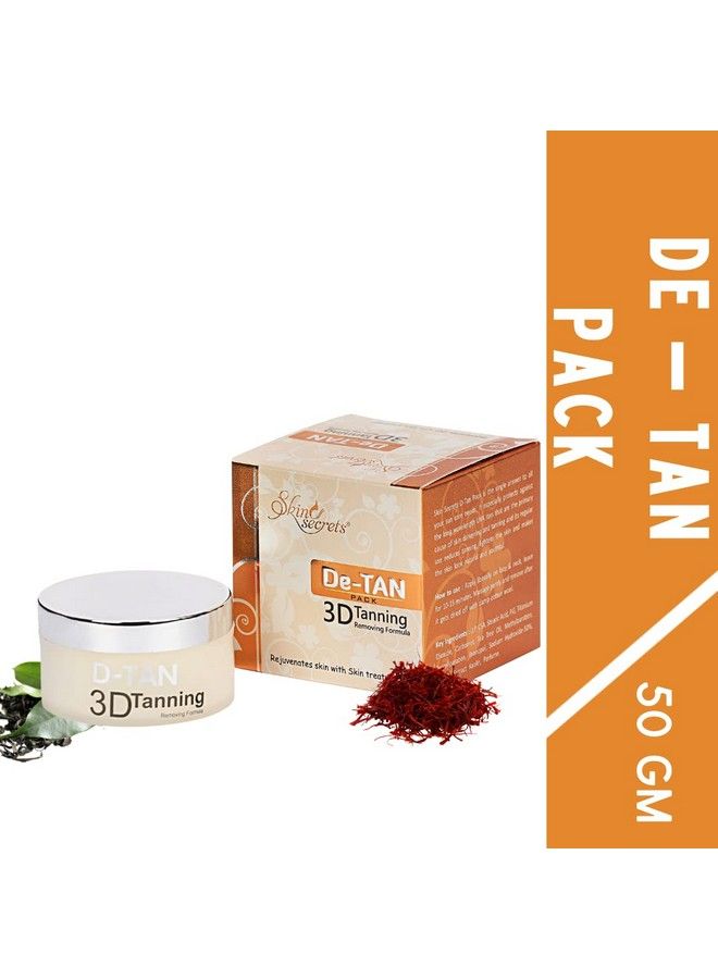 Skin Secrets Detan Pack For Instant Tan Removal & Sun Damage Protection With Saffron Extract (50Gm) - Image 3