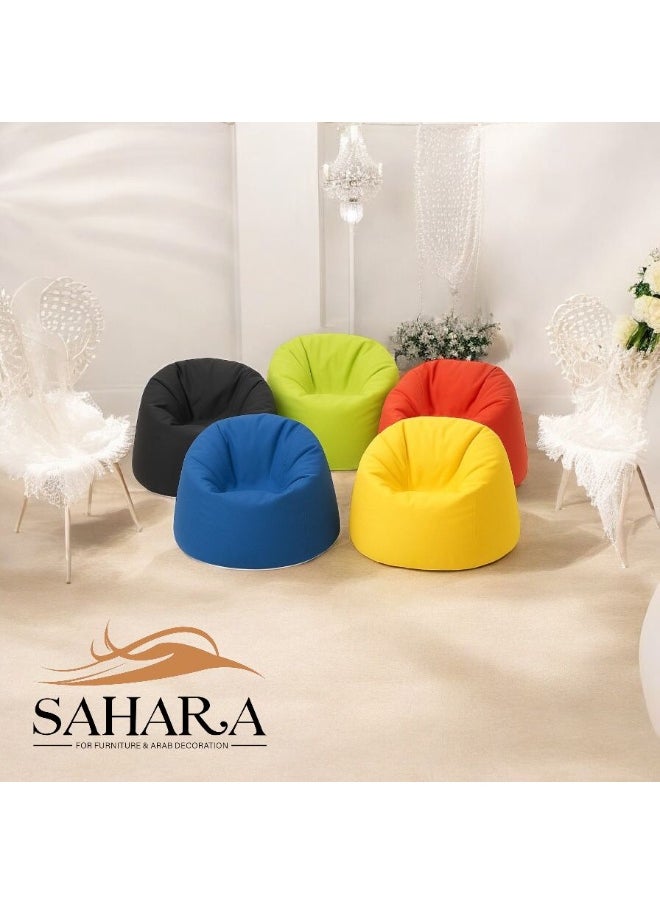 SaharaEG - Comfortable & Stylish Bean Bag water proof– 90×70 cm – Ergonomic Floor Seating for Teens & Adults | Perfect for Home, Living Room, or Gaming – Great for Bringing Family & Friends Together - Image 1