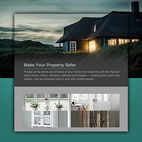 Flyoukki 120 DB Loud Door and Window Open Alarm Sensor 1 Pack for Kids, Dementia Patients Safety, Wireless Security Alarm Keeps Your Home, Pool, Cabinet, Business Safe - Image 5