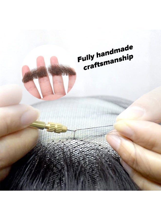 ShineDown Fake Mustache, Realistic Beard and Moustache for Party or Daily Use, Costume Facial Hair, Natural Looking Costume Beard - Image 5