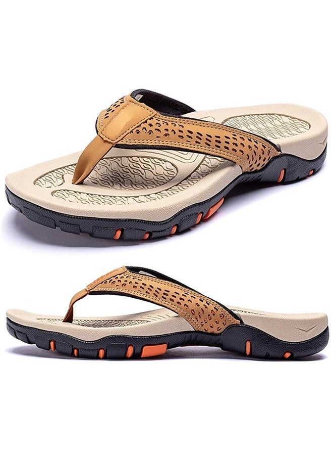 ShebSheb Flip-Flops for men  Comfort Thong Sandals for Outdoor beach  - Image 1