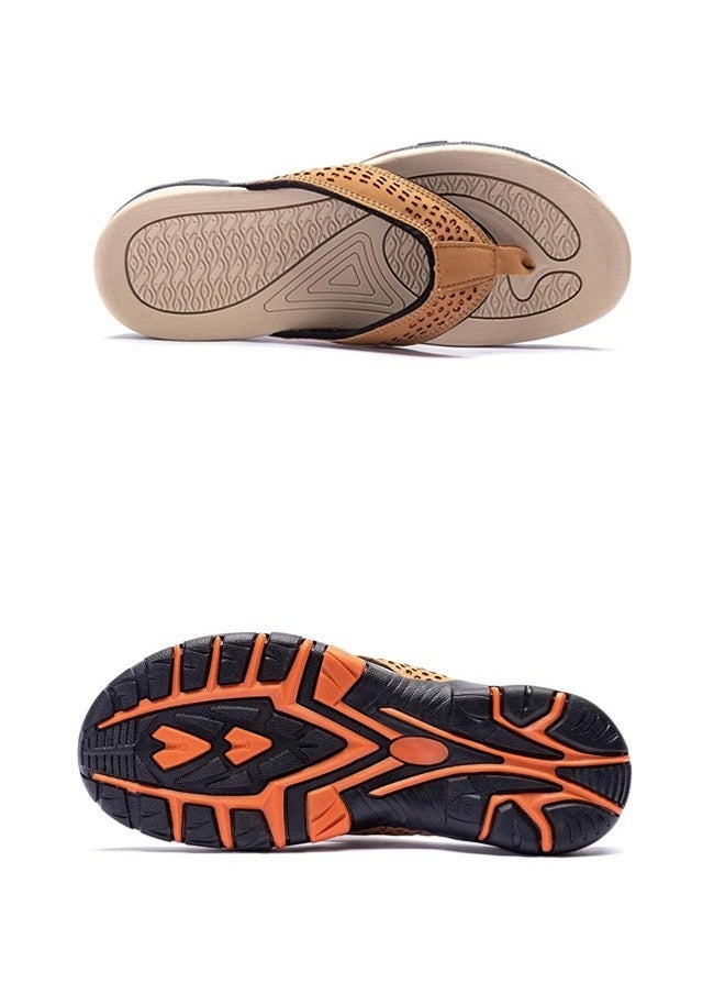 ShebSheb Flip-Flops for men  Comfort Thong Sandals for Outdoor beach  - Image 2