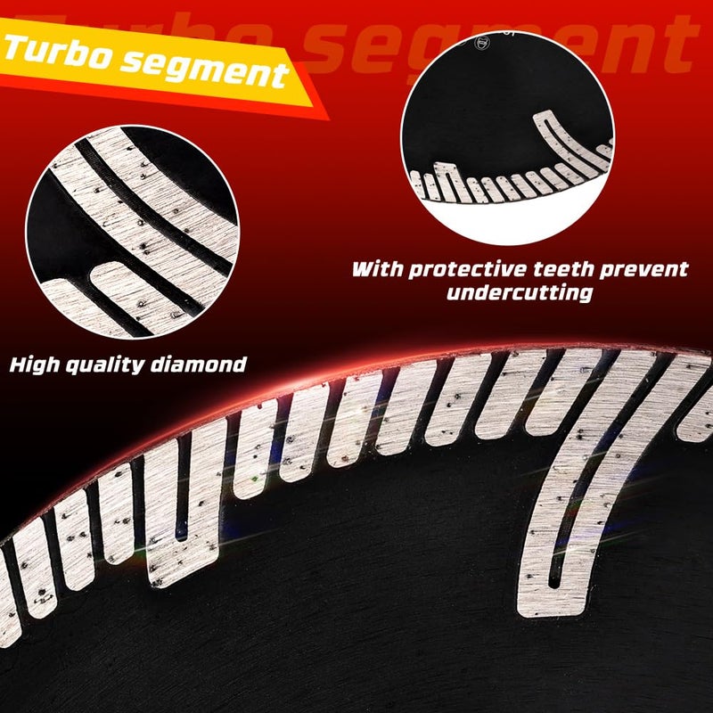 Casaverde 5Pcs/Lot Diamond Blade 5" Turbo Granite Blade - Image 4