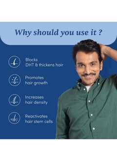 Man Matters Advanced Hair Growth Serum ; Powered With 23% Actives [ 3% Redensyl 2% Anagain & 1% Aminexil ] ; Reactivate Hair Cells Improves Hair Density & Promotes Hair Growth ; Paraben & Sulfate Free ; 30Ml  - Image 4