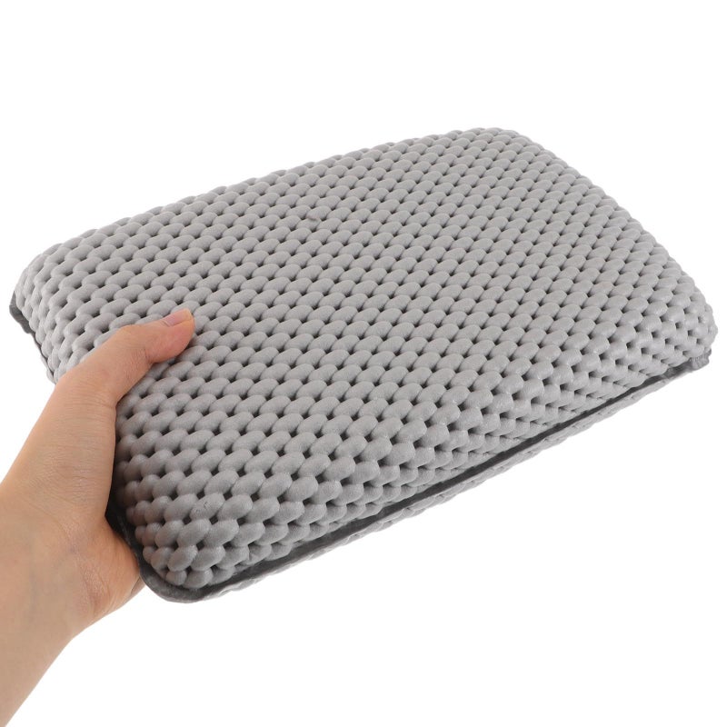 2Pcs Foam Bath Pillow Set with Suction Cups Non Slip Tub Cushion Neck and Back Support for Spa - Image 5