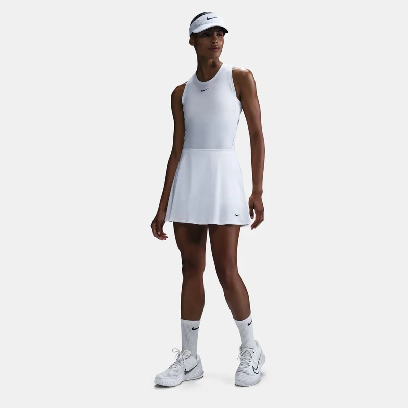 Nike White Women's Victory Dri-FIT Flouncy Tennis Skirt for Women | Best Price UAE
