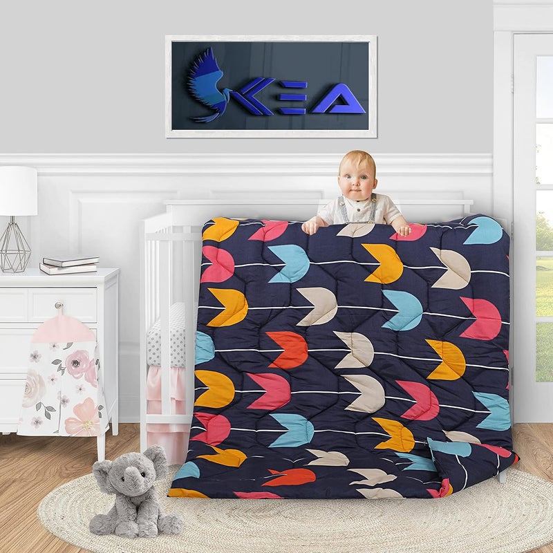 KEA Microfiber All Weather Printed Baby Comforter 250 GSMSize 45X59 Inch Kids Comforter - Image 1